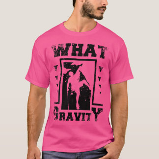 山と白を持つ岩と登山 Tシャツ