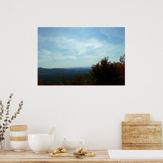 山と空 ポスター (キッチン)