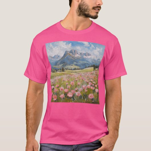 山と花3アクティブ Tシャツ (正面)