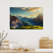 山と谷アットサンセット ポスター (キッチン)