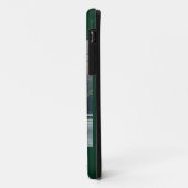 山と赤のカヌー、名前、  Case-Mate iPhoneケース (裏面/左)