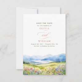 山と野の花結婚小 セーブザデート