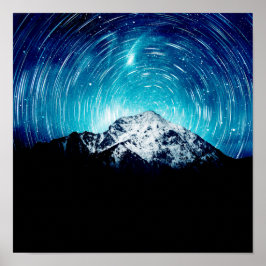 山と銀河系の間に ポスター