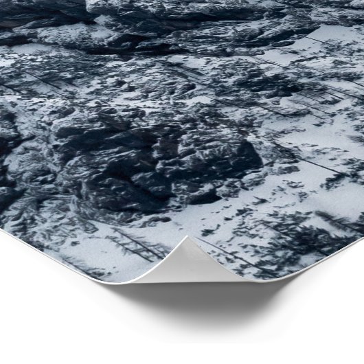 山と雲 ポスター (角)