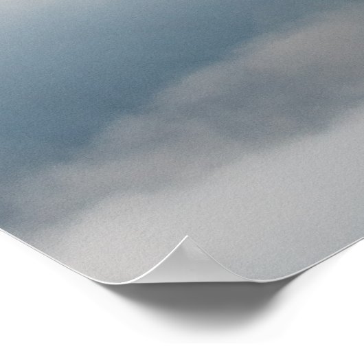 山と霧 ポスター (角)