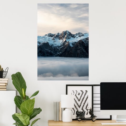 山と霧 ポスター (ホームオフィス)