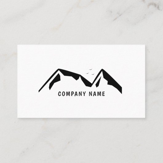 山と黒の名刺 名刺 (裏面)