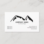 山と黒の名刺 名刺 (正面)