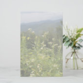 山によっては文房具の紙が開花します 便箋 (スタンド正面)