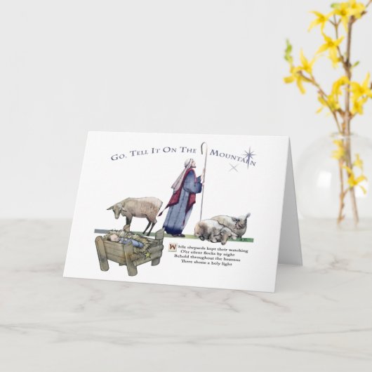 山に伝われ カード (黄色い花)