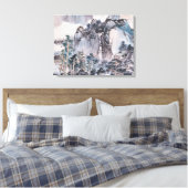 山に住む キャンバスプリント (インサイチュ (寝室))