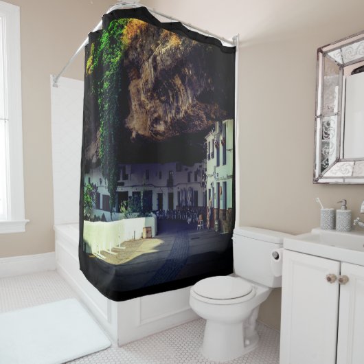 山に住む シャワーカーテン (インサイチュ)