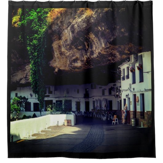 山に住む シャワーカーテン (正面)