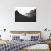 山に日光が当たる キャンバスプリント (インサイチュ (寝室))