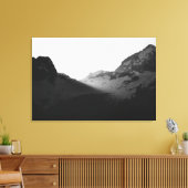 山に日光が当たる キャンバスプリント (インサイチュ (リビング))