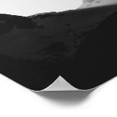 山に日光が当たる ポスター (角)