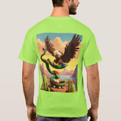 山に棲むヘビ» Tシャツ (裏面)