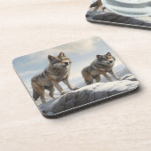 山に棲む狼 コースター (左側)