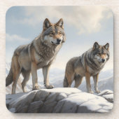 山に棲む狼 コースター (正面)