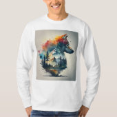 山に棲む狼 Tシャツ (正面)