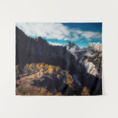 山に畏敬の念を抱いて タペストリー (正面(横))