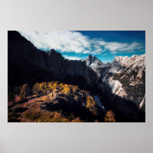 山に畏敬の念を抱いて ポスター (正面)