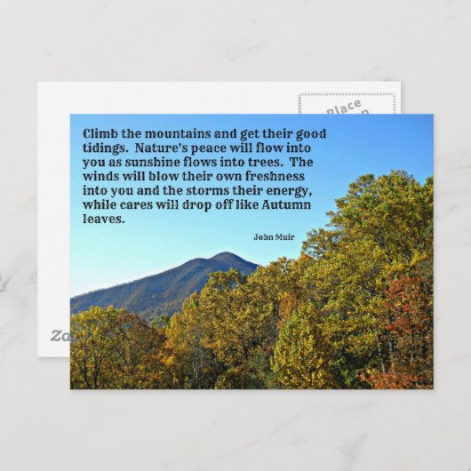 山に登って頑張れ….. ポストカード (正面/裏面)