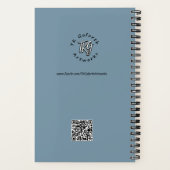 山に舞い上がるハゲ感動的ワシ ノートブック (裏面)