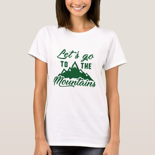 山に行こう Tシャツ (正面)