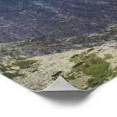 山に雨雲が立つ ポスター (角)