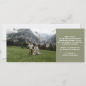 山に駆けて結婚しよう 招待状 (裏面)