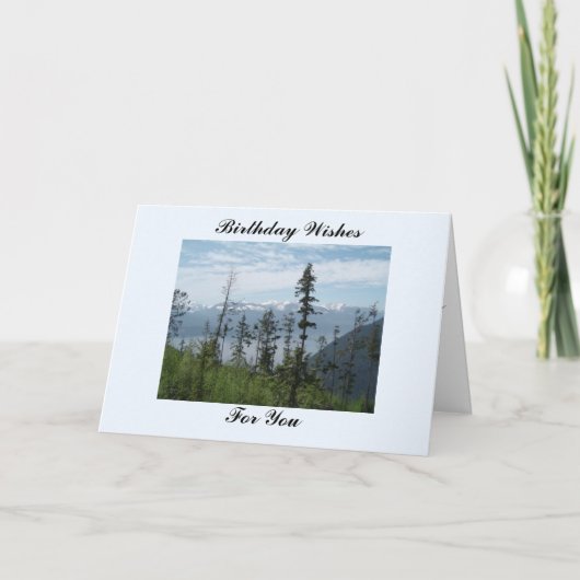 山に カード (正面)