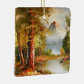 山のある風景 セラミックオーナメント (右)