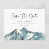 山のお祝い日付はがきを保存 案内ポストカード (正面)