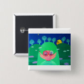 山のささやき 缶バッジ (正面&裏面)