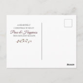 山のはがきにクリスマス ポストカード (裏面)