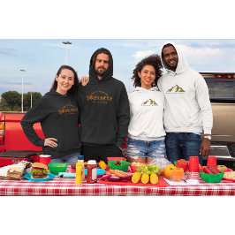 山のように安定している パーカ