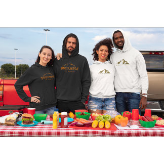 山のように安定している パーカ