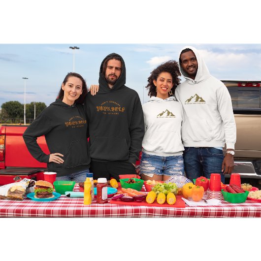 山のように安定している パーカ