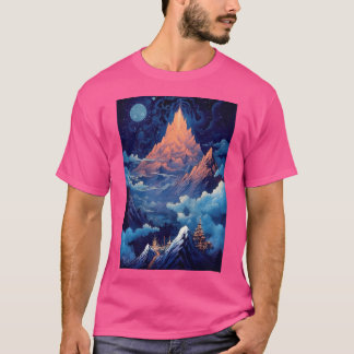 山のアクティブ Tシャツ