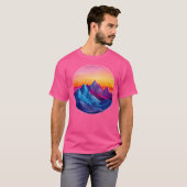 山のアクティブ Tシャツ (正面フル)