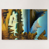 山のアートが楽しめる風景 ジグソーパズル (横)