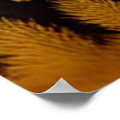 山のアートが楽しめる風景 ポスター (角)