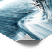 山のアート保「Calm & Steady」ホームオフィス ポスター (角)