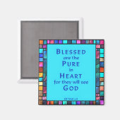 山のイエスの説教から第六の福音 マグネット (正面/裏面)