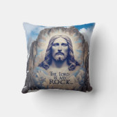 山のイエス:主は私の岩である クッション (裏面)