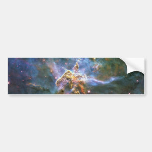 山のカリーナの神秘的な星雲HH 901 HH 902広く バンパーステッカー