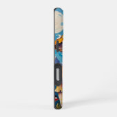 山のキノコの景観 iPhoneケース (右側面)