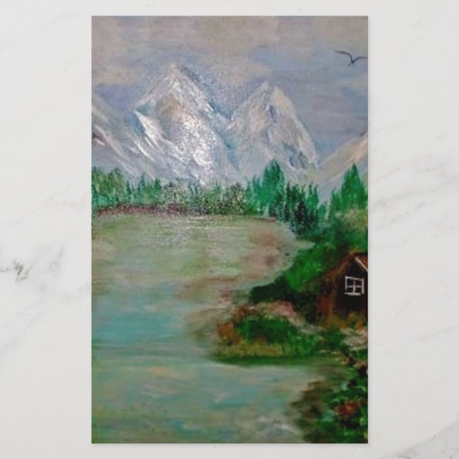 山のキャビン (正面)