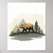 山のクマ ポスター (正面)